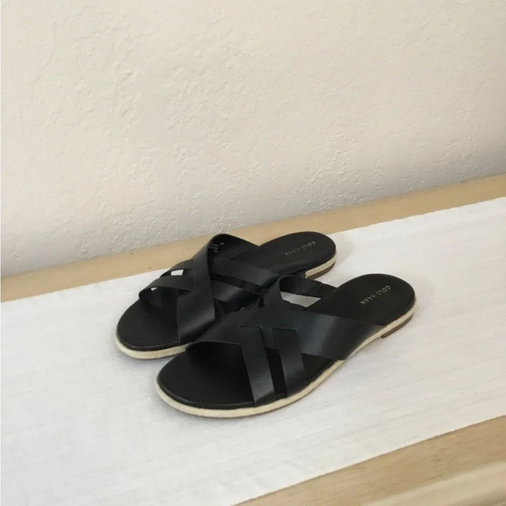 Cole Haan Florens slide black sandals size 10B